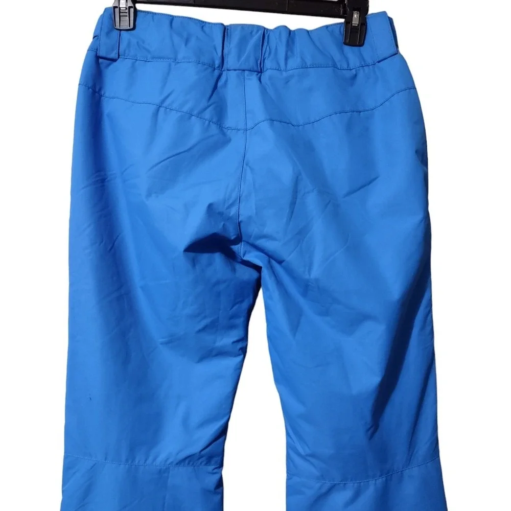 Arctix Insulated‎ Snow Pant Women's Size Large Blue Zip Pockets Zip Snap Closure